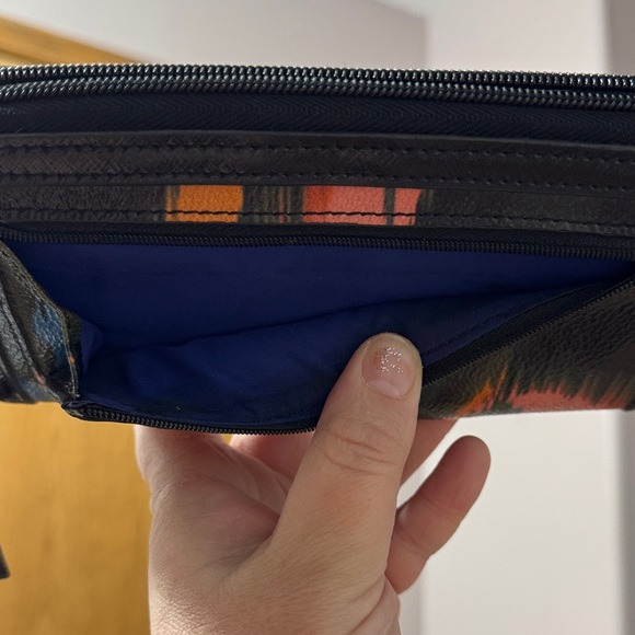 Nine West Black Wallet with Vibrant Accents - Picture 3 of 6